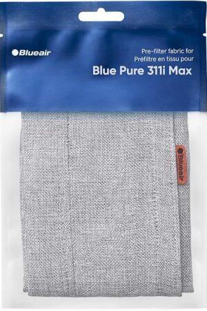 BLUEAIR Genuine Pre-Filter Blue Pure 311i Max Air Purifier, Washable Fabric, Fog Grey