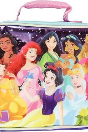 Disney Princess Girl's 9 Princesses Insulated Lunch Box Tote