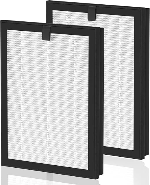 ClearAir-A5 Replacement Filter Compatible with VEWIOR ClearAir-A5, 3-in-1 H13 True HEPA Air Cleaner Filter