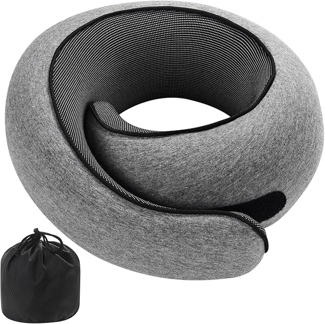 2024 New Memory Foam Travel Pillow for Airplanes,Neck Pillow for Traveling,Neck Plus Travel Pillow,Neck Plus Travel Neck Pillow
