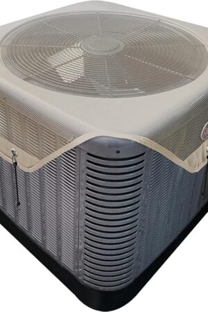 AC Unit Covers Outdoor, Air Conditioner Mesh Cover for Outside Units, Universal fit AC Condenser Cover 36 x 36, All Season Protection