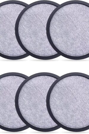6-Pack Replacement Charcoal Water Filter Discs for Mr. Coffee Brewers Coffee Machines
