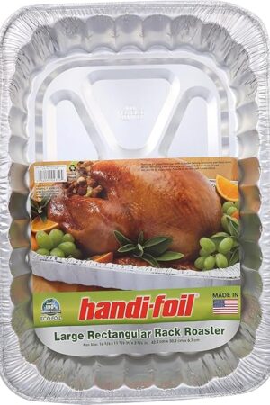 Handi-Foil 632996 FOIL PAN LG RECT ROASTER,1EA