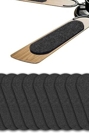 Ceiling Fan Filters for Blades - Fan Filters for Ceiling fan Blades,Content for Common Household Contaminants Easy-Stick Universal Fit,Unscented (10-Count)