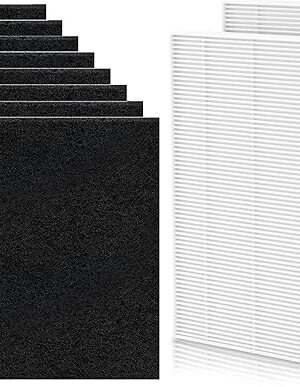 115115 Replacement Filter A, C535 Replacement Filters For Winix PlasmaWave C535, 5300, 6300, 5300-2, 6300-2, P300, 9000, 5000, 5000B Air Purifier, for Winix Size 21 Filter A, 2 HEPA + 8 Carbon Filters