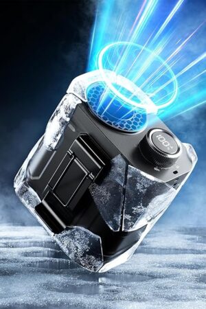 12000MAh Portable Waist Fan, 100 Speeds 17000RPM Strong Airflow, Belt Fan with up to 45H of Working Time, Flashlight Hands-Free Hanging Neck Fans,Rechargeable Wearable Personal Fans for Outdoor