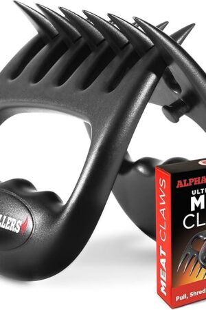 Alpha Grillers Meat Shredder Claws - Grilling Accessories Gifts for Men Dad Him Husband Son Boyfriend Birthday - BBQ Accessories Grill Puller for Cooking Shredding Barbecue Smoker Pulled Pork Chicken
