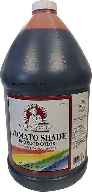 Chef's Quality: Tomato Red Food Color 1 Gallon