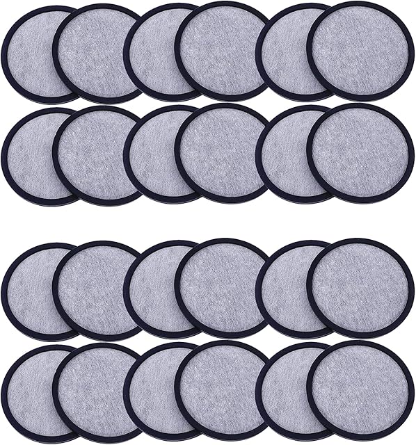 24-Pack Replacement Charcoal Water Filter Discs for Mr. Coffee Brewers Coffee Machines