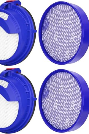 DC25 Filter Replacement for Dyson DC25 Animal Ball Vacuum, 2 Pre-Motor Filters & 2 Post Motor HEPA Filters, Part 919171-02 & 916188-06