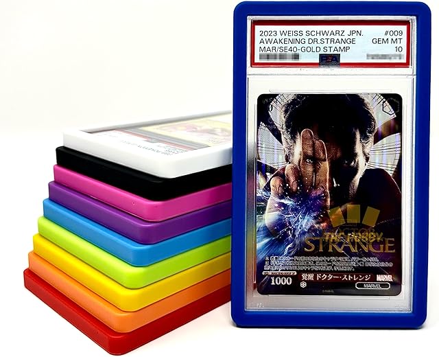 The Bumper Guard for PSA Graded Cards ONLY | Shield Your Slabs! | Ultimate Edge Protector Bumper | 1 Pack Blue