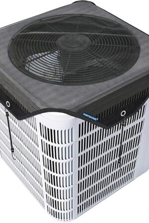 Air Conditioner Covers for Outside units - 36 x 36 Central Air Conditioner Ac Covers for Outside Top Universal Defender Mesh Design (36'' x 36'')