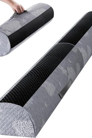Bed Rail Bumpers for Toddlers - Foam Fold Bed Bumper Guard with Dual Non-Slip Pads Waterproof Washable Soft Removable Cover Safe Bed Rail for Toddlers, Kids Seniors