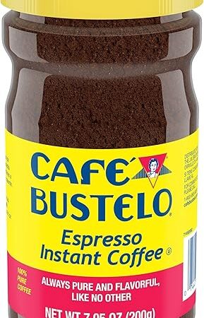 Café Bustelo Espresso Style Dark Roast Instant Coffee, 7.05 Ounces