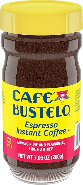 Café Bustelo Espresso Style Dark Roast Instant Coffee, 7.05 Ounces