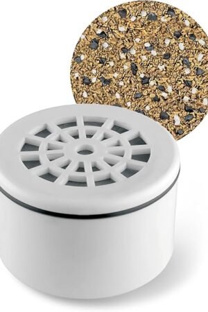 AquaCare by HotelSpa 1139 Replacement Disposable Enriched KDF Cartridge for Compact Universal Shower Filter or Filtered Shower Heads/Handheld Showers