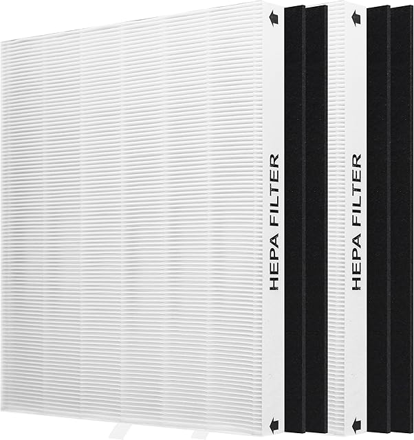AP-1512HH True HEPA Replacement Filter, Compatible with Coway Airmega AP-1512HH and Airmega 200M Air Purifier, Compare to AP-1512HH-FP, AP-1518R, AP-1519P Air Filter, Item NO #3304899, 2-Pack