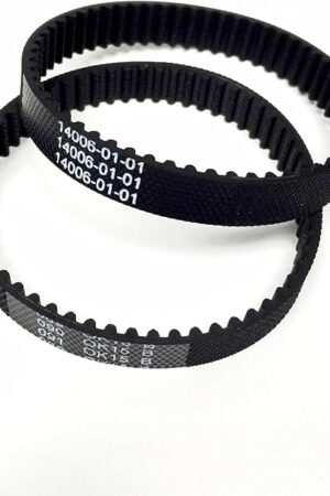 2-Pack Geared Drive Vacuum Belt Designed to Fit Dyson DC25 Replaces OEM# 914006-01