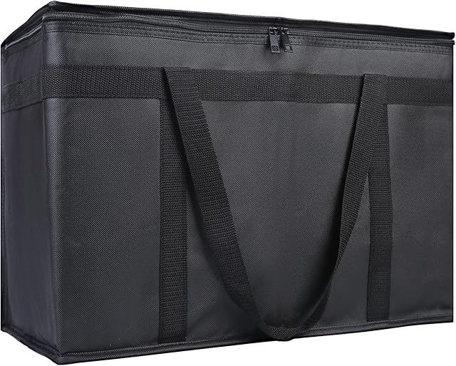 Bodaon Insulated Food Delivery Bag XX-Large Black
