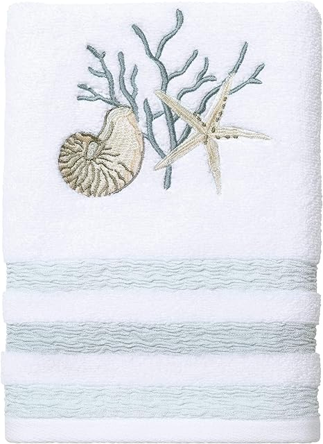 Avanti Linens Coastal Terrazo Cotton Towel Hand Towel