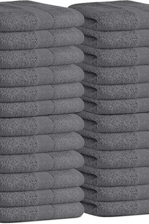 24 Pack Hand Towels 100% Cotton 16x27 inches Facial Towels Bulk Small Towels