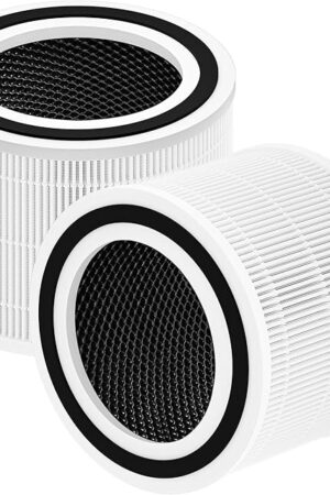Core 300 Replacement Filter for Levoit Air Purifier Core 300-rf Core 300s, 3-in-1 Pre, H13 True HEPA, Activated Carbon Filtration System, Pack of 2