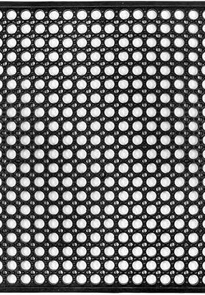 Yesland Non-Slip Rubber Door Mat Drainage Utility Floor Mat