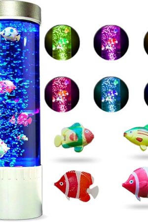 Brewish Bubble Fish Lamp LED 7 Color Changing Bubble Lamps