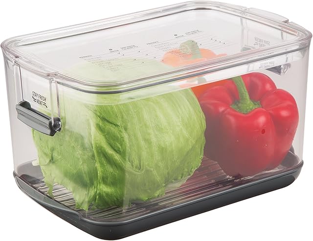 ProKeeper Produce Storage Container with Stay-Fresh Vent System – 5.7 Quarts, Airtight for Fruits & Vegetables