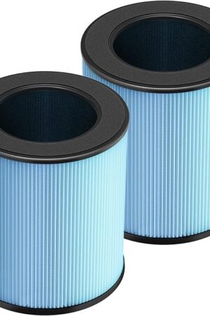 2 Pack MK03 Air Filter Replacement for MK03 Air Purifier, 4-in-1 HEPA Filter for POMORON MJ003H Air Cleaner, Replace Part MG03JHLX/DH-JH03/MJ003H-RF