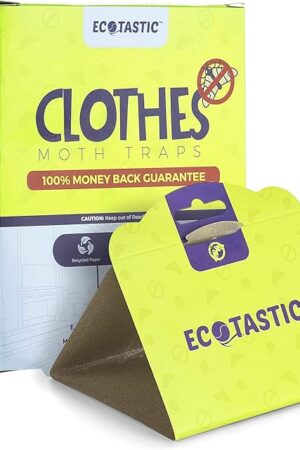 Clothing Moth Traps - 11 Count - Foldable Moth - Eco-Friendly Hassle Control - Pheromone Technology - Closet Mothballs - Wood/Carpet/Clothes