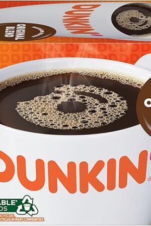 Dunkin' Original Blend Medium Roast Coffee, 10 Keurig K-Cup Pods