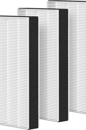 3 Pack F1 Filter Replacement Compatible with 3M Filtrete Room C01 T02 Air Purifier for Models FAP-C01-F1, FAP-T02-F1, FAP-C01BA-G1, FAP-T02WA-G1 and FAP-ST02N, F1 HEPA Replacement Filter