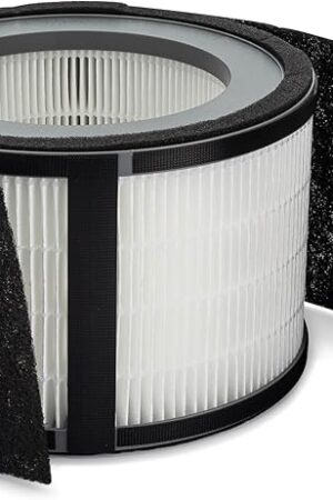 Crane Genuine Air Purifier Replacement Filter For Model EE-5068, HS-1946 HEPA Air Filter Replacement, Pack Of 1, 3-Stage Filtration For Better Indoor Air Quality
