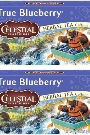 Celestial Seasonings Herb Tea True Blueberry 20 Bag (Pack of 2)