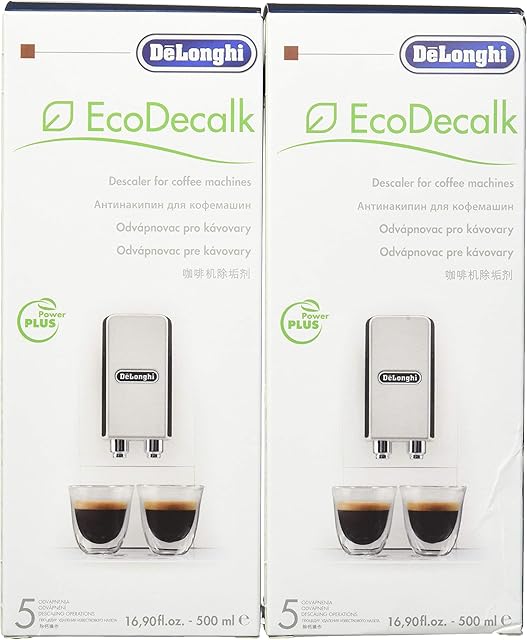 DeLonghi Eco Descaling Solution 5513291781 (Pack of 2)