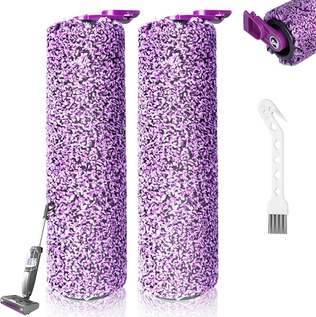 2PCS SD201 Roller Fit for Shark Steam Pickup 3-in-1 Steam Mop SD201 SD200 SD201C SD201Q SD205