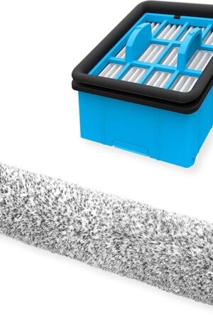 BISSELL CrossWave Cordless Max Accessory Kit Including 1 Multi-Surface Brush Roll and 1 Filter, New Genuine OEM Parts, 4046