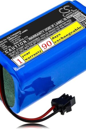 14.4V 2600mAh H18650CH-4S1P SUN-INTE-273 Battery Replacement for Goovi D382 Ionvac SmartClean 2000 Denkee 600 DK600 X500,X500 Pro DK600 MAX DK700 X500 Simum X586 SUN-INTE-172 CMICR18650F8M7-4S1P
