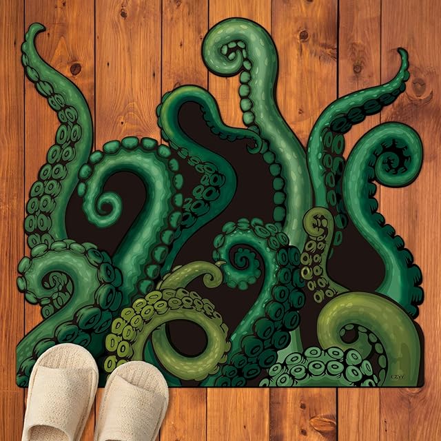 CZYY Cthulhu Tentacles Bath Mat Microfiber 27.5"x23.6"