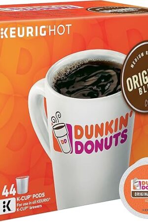 Dunkin' Donuts 2091512 Original Blend Coffee K-Cup Pods Medium Roast 44/Box (006933)