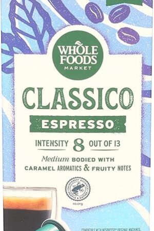 Whole Foods Market, Coffee Espresso Espresso Capsules 10 Count, 1.83 Ounce