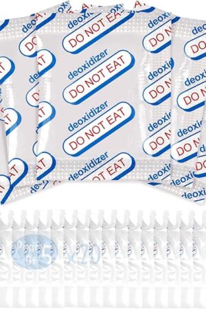 500cc Oxygen Absorbers for Food Storage - 100 Count (20x Packs of 5) - for Long Term Food Storage & Survival, Mylar Bags, Canning, Harvest Right Freeze Dryer, Dehydrated, and Preserved Foods