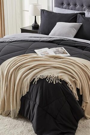BEDELITE Comforter Set Bed in A Bag Bedding Sets