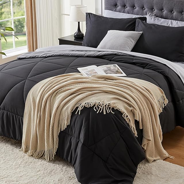 BEDELITE Comforter Set Bed in A Bag Bedding Sets