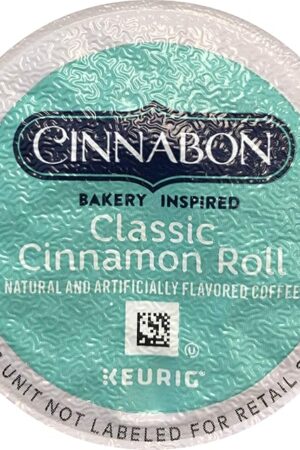 Cinnabon Classic Cinnamon Roll Coffee 18 K-Cup Pods
