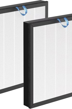 Vital 100S Replacement Filter Compatible with LEVOIT Vital 100S Air Purifier, 3-in-1 H13 Grade True HEPA and High-Efficiency Activated Carbon Filter for Vital 100S-P, Vital 100S-RF, White, 2 Pack