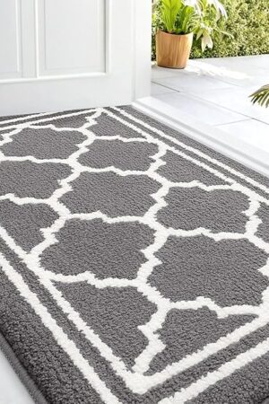 Buganda Indoor Door Mat, Anti-Slip Dirt-Resistant Low Profile