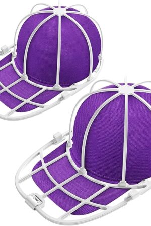 2 Pack Hat Washer for Washing Machine, Cap Washing Protector Holder Fit for Adult and Kid's Ball Caps