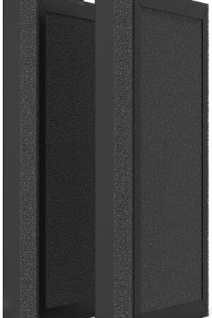 Air Purifier Replacement, C350-RF True HEPA High-Efficiency Activated Carbon Filter Fits for C350 (2 Pack)